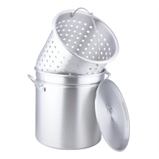 Sun Wind aluminiumgryta med kraftig botten och medföljande galler, 32 l.